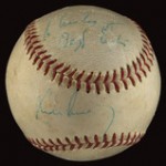 John F Kennedy signed baseball